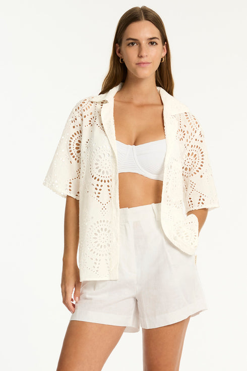 Sea Level Ibiza Bowling Shirt