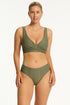 Sea Level Caracus Cross Front Multifit Bra