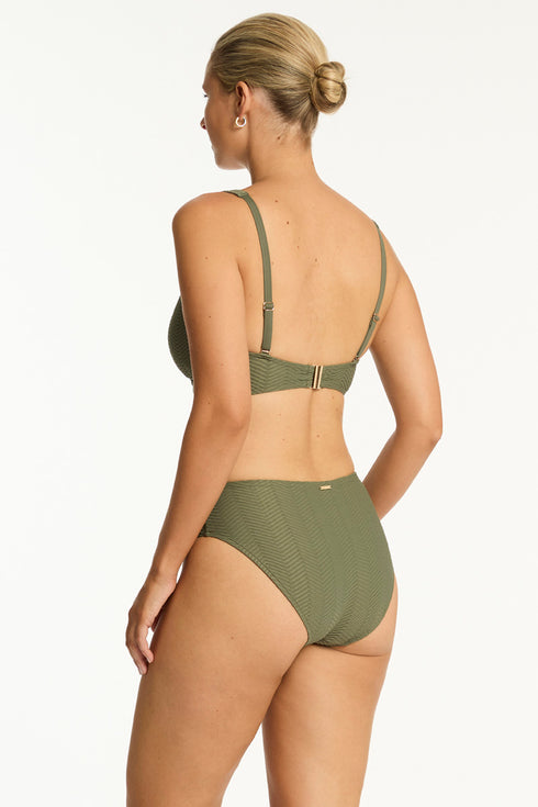 Sea Level Caracus Cross Front Multifit Bra