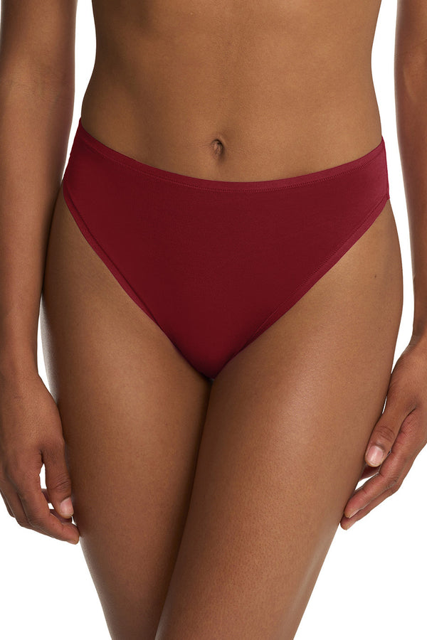 Natori Bliss Bare Cotton High Cut Brief