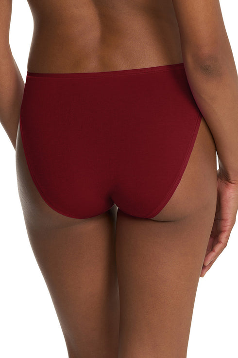 Natori Bliss Bare Cotton High Cut Brief