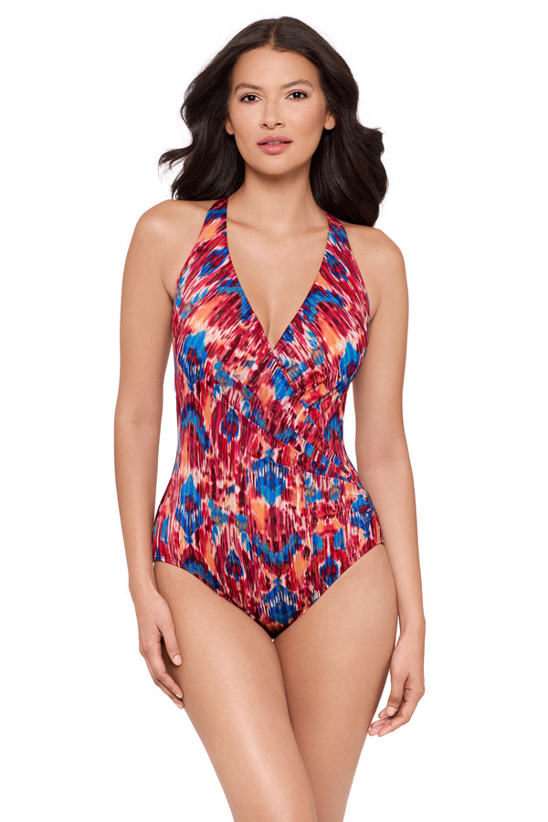 Miraclesuit Ikat Dorado Wrapsody One Piece