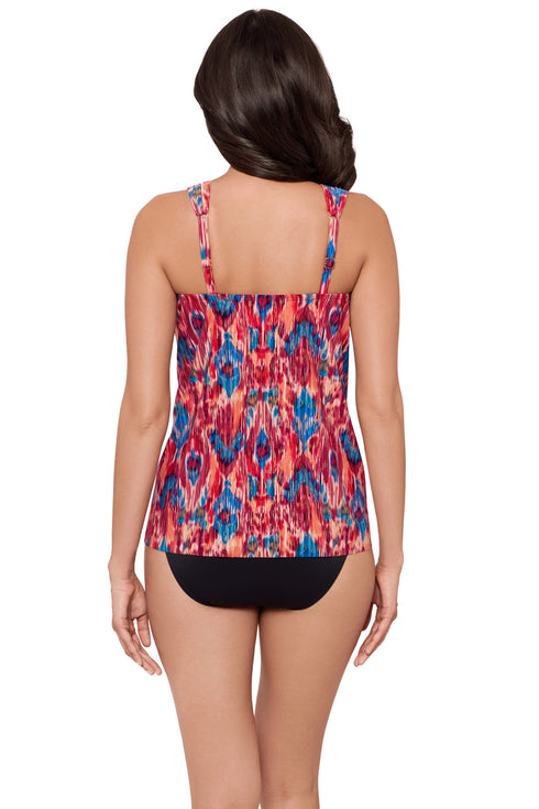 Miraclesuit Ikat Dorado Dazzle Tankini Top