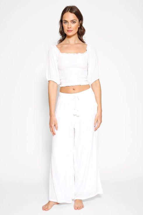 Koy Resort Miami Tie Front Pant