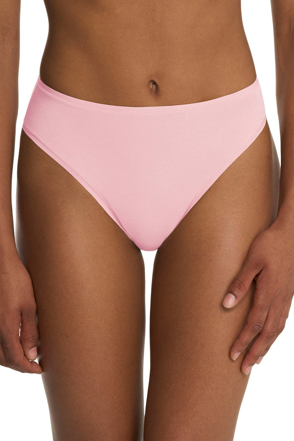 Natori Bliss Bare Cotton High Cut Brief