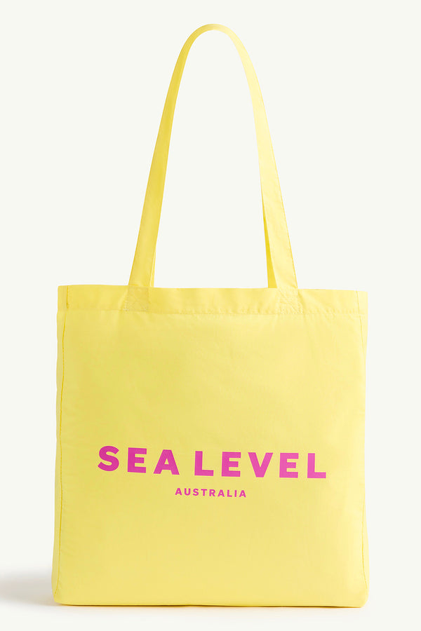 Sea Level Logo Cotton Beach Tote