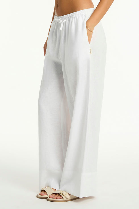 Sea Level Shore Linen Palazzo Pant