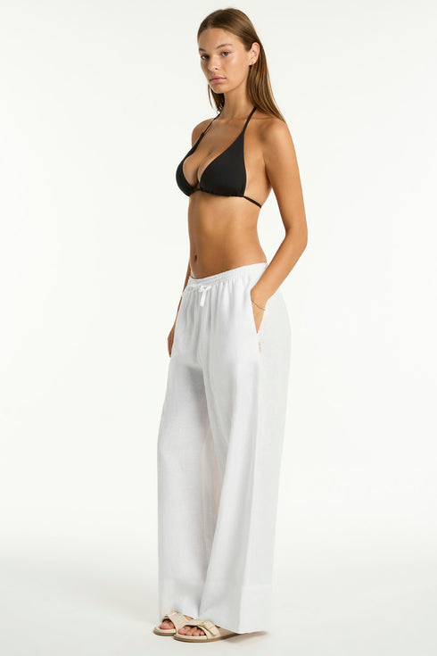 Sea Level Shore Linen Palazzo Pant