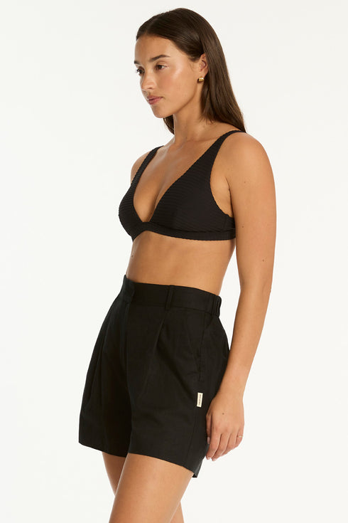 Sea Level Shore Linen Boat Short