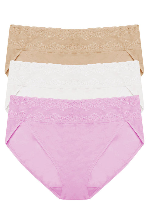Natori Bliss Perfection One Size French Bikini 3-pack