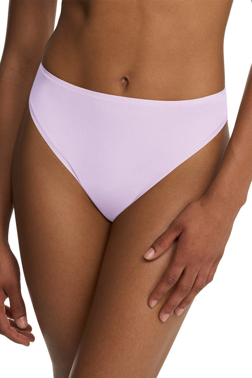 Natori Bliss Bare Cotton High Cut Brief