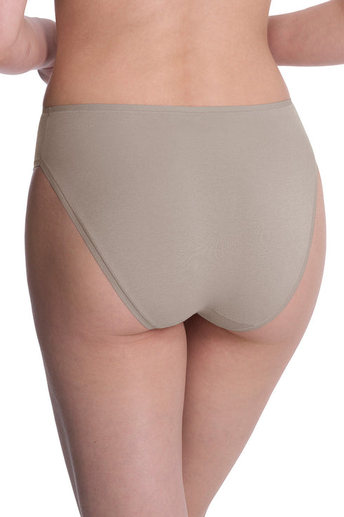 Natori Bliss Bare Cotton High Cut Brief