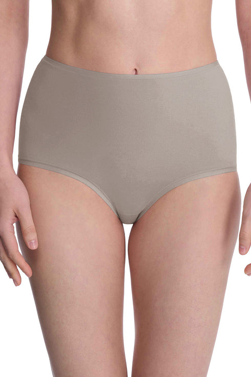 Natori Bliss Bare Cotton High Waist Brief