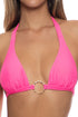 Luli Fama Solar Pop Ring Triangle Halter Top