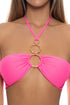 Luli Fama Solar Pop Drawstring Bandeau Top