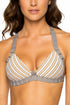Luli Fama Torre De Oro Push Up Halter Top
