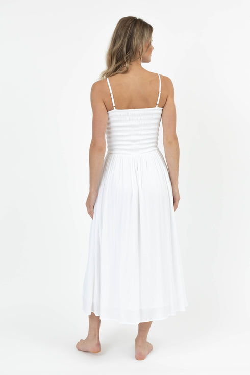 Koy Resort Miami Luxe Hi Neck Midi Dress