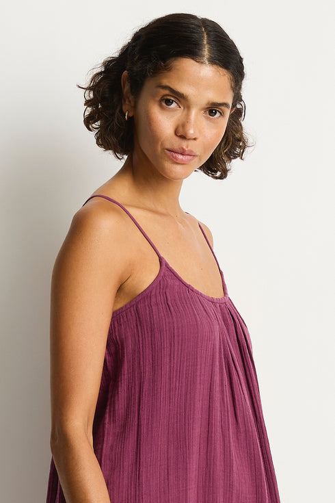 Sea Level Sunset Tie Back Sundress