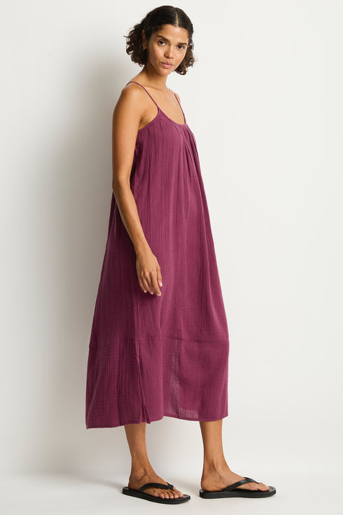 Sea Level Sunset Tie Back Sundress