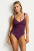 Sea Level Essentials Edit Cross Front Scoop Back One Piece