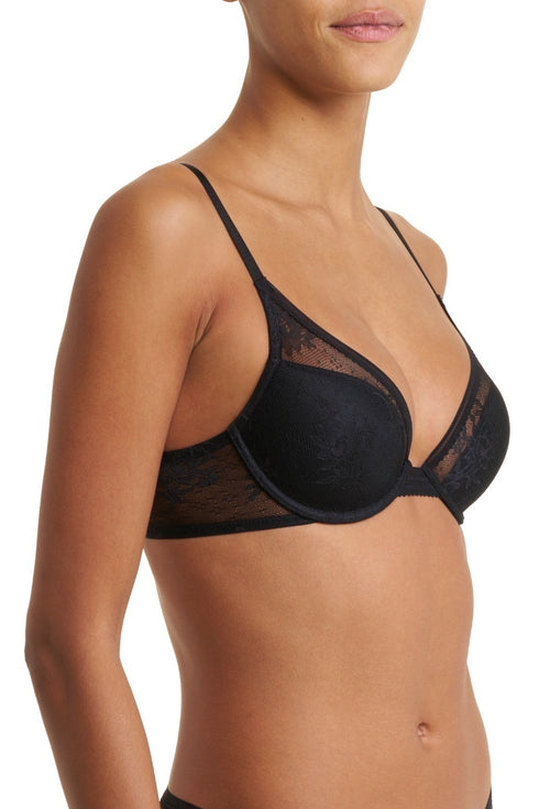 Natori Love Lace Convertible Plunge Push-up Bra