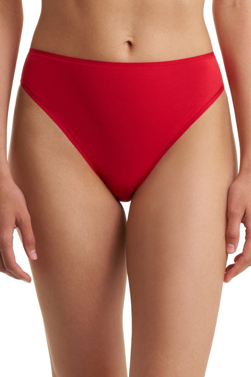 Natori Bliss Bare Cotton High Cut Brief