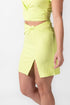 Koy Resort Laguna Rib Twisted Mini Skirt