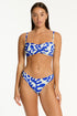 Sea Level Seascape Twist Bandeau Top