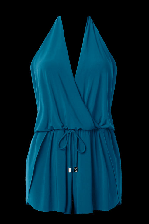 MagicSuit Solids Bianca One Piece Romper Swimsuit