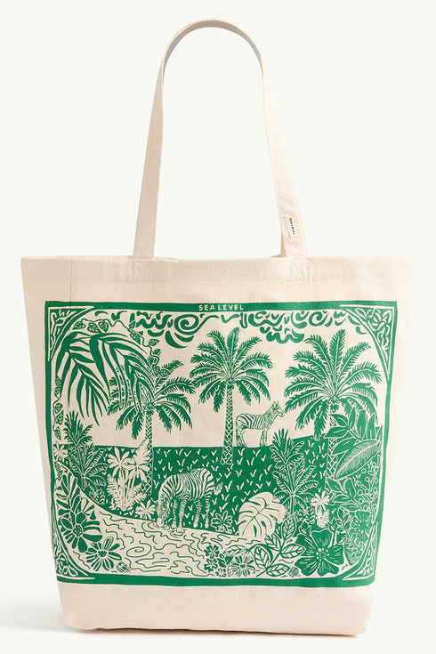 Sea Level Jungle Beach Tote Bag
