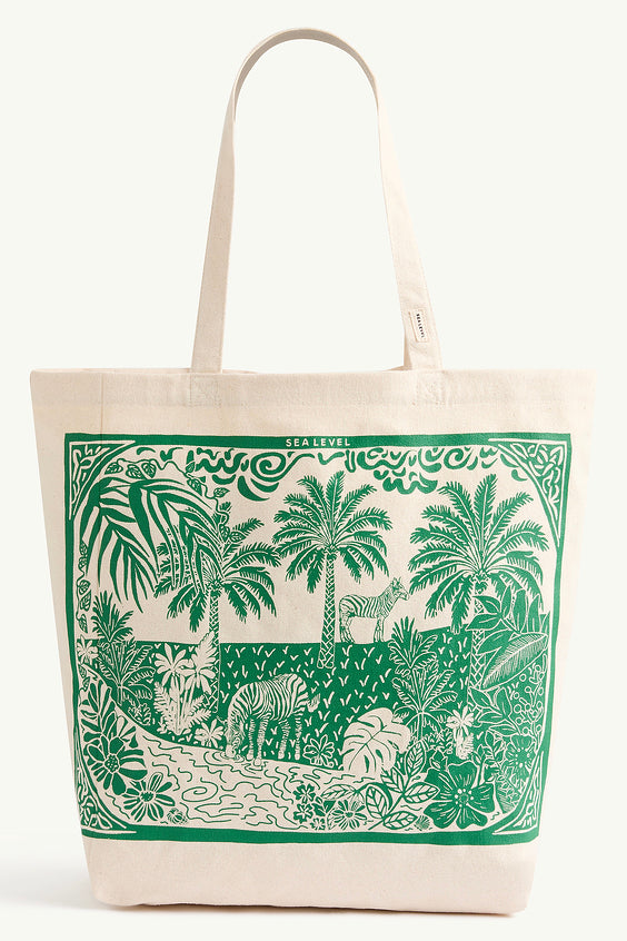 Sea Level Jungle Beach Tote Bag