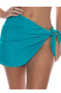 Luli Fama Luli Chic Ruffle Sarong Mini Skirt