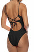 Luli Fama Edgy Muse Halter Ring One Piece