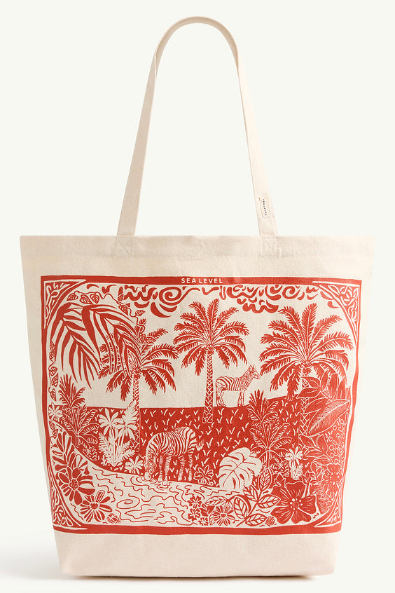 Sea Level Jungle Beach Tote Bag