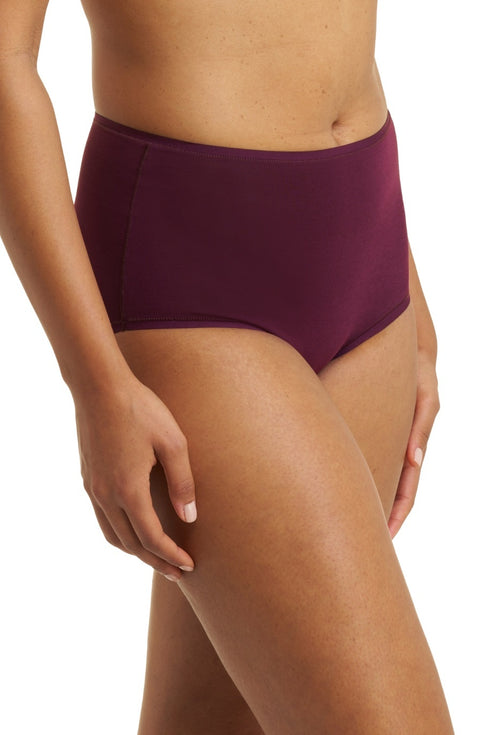 Natori Bliss Bare Cotton High Waist Brief