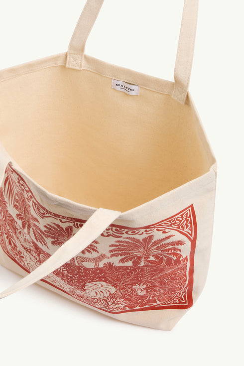 Sea Level Jungle Beach Tote Bag