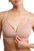 Natori Pretty Smooth Zip Front Pocketed Mastectomy Wireless Bra