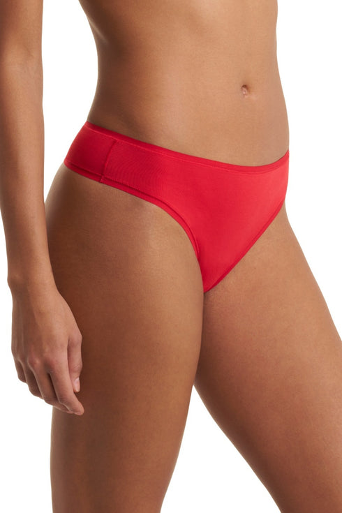 Natori Bliss Bare Cotton Thong 3-pack