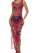 Luli Fama Wild Voltage Maxi Tank Dress