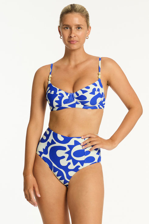 Sea Level Seascape High Waist Bottom