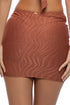 Luli Fama Muse Glow Scrunched Up Mini Skirt