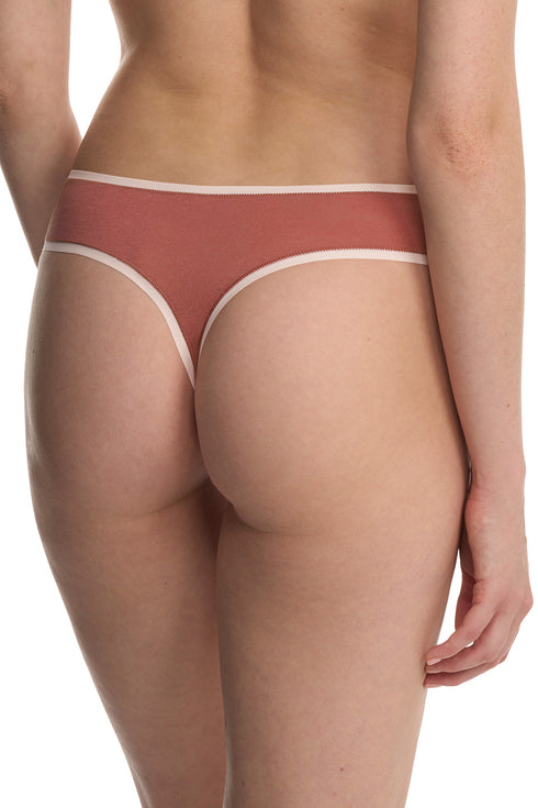 Natori Bliss Bare Cotton Thong