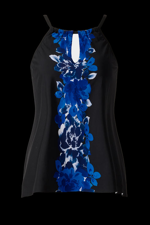 Miraclesuit Ombra Fiore Peephole Tankini Top