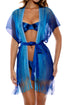Luli Fama Ocean Queen Short Caftan