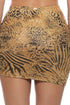 Luli Fama Safari Sunsets Scrunch Up Mini Skirt