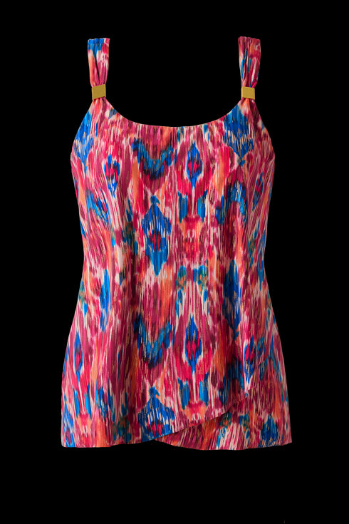 Miraclesuit Ikat Dorado Dazzle Tankini Top