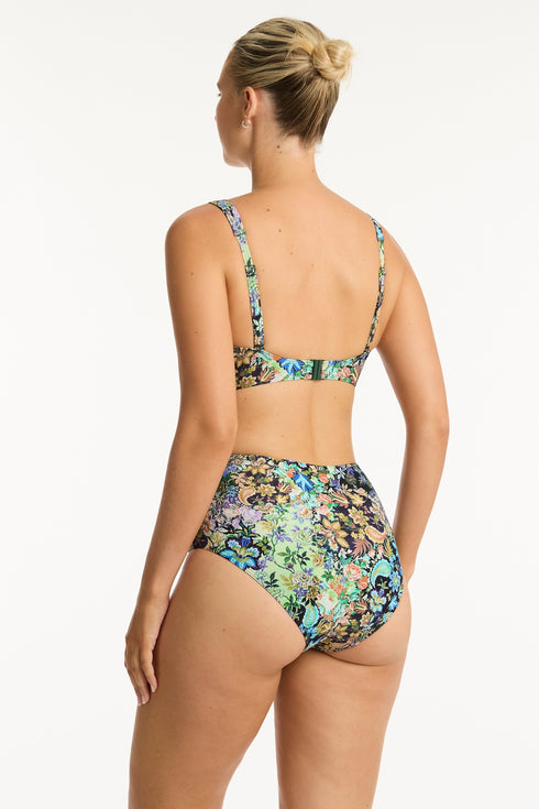 Sea Level Wildflower G Cup Cross Frt Bra