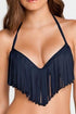 Luli Fama Cosita Buena Plunge Push Up Fringe Underwire