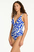 Sea Level Seascape Scoop Back Panel Line One Piece