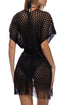 Luli Fama Caught Up Short Caftan